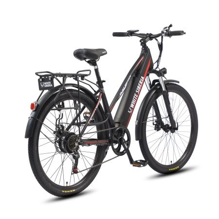 Электровелосипед WHITE SIBERIA CAMRY LIGHT 500W (матовый черный)