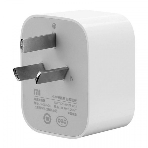 Умная розетка Xiaomi Mija Mi Smart Plug Basic Wi-Fi (ZNCZ04CM)